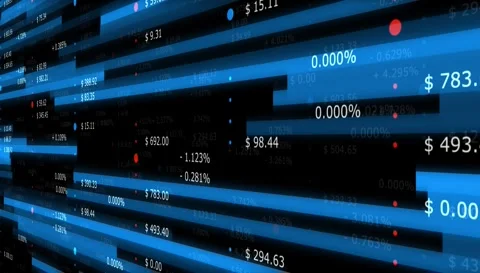 Digital business info graphics data background Video stock 322903473