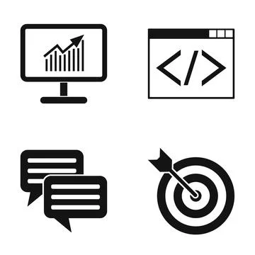 Digital business strategy developing, analyzing, and communicating marketin.. イラスト素材