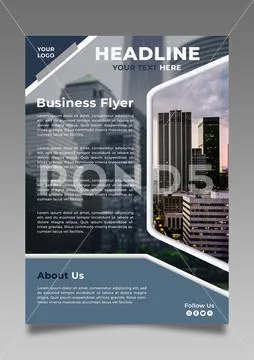 Digital Bussiness Flyer Design PSD Template
