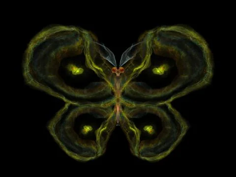 Digital Butterfly Illustrazione stock