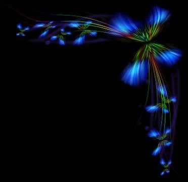 Digital butterfly Stock Illustration