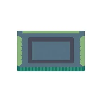 Digital calculator device with screen and buttons Stock Illustration