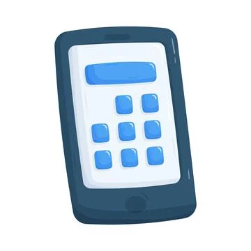 Digital calendar Illustrazione stock