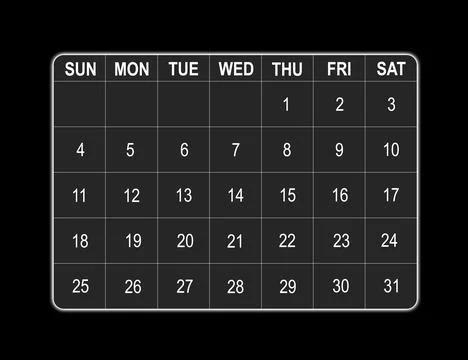 Digital calendar. Transparent interface with monthly grid, appointment remi.. Stock Illustration
