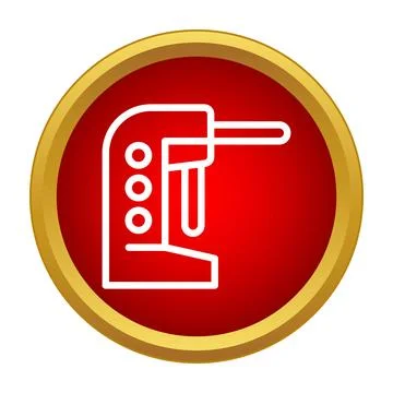 Digital caliper measuring tool line icon design イラスト素材