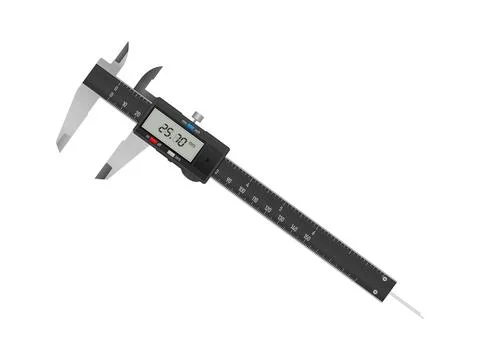 Digital calipers Illustrazione stock