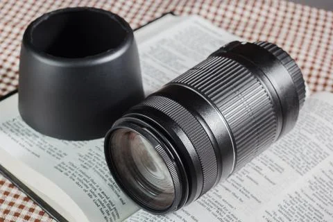 Digital camera auto focus lens Stock Photos