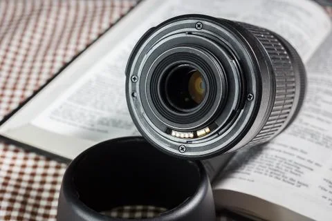 Digital camera auto focus lens Stock Photos