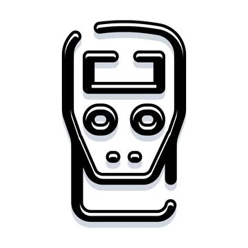 Digital camera control remote icon for technology concept 스톡 일러스트