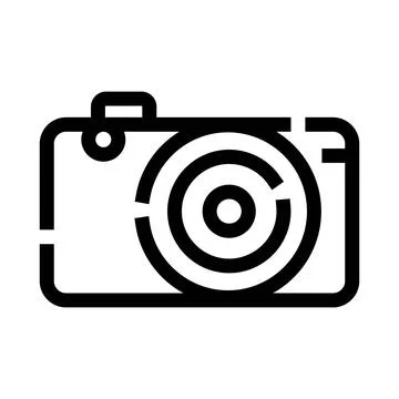 Digital camera device capturing imaging technology icon Stock Illustration