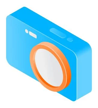 Digital camera device Stock Illustration