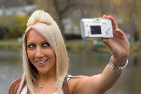 Digital Camera Fun Stock Photos