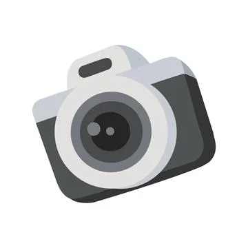 Digital Camera Graphic Illustration flat Stock Illustration