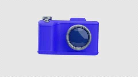 Digital camera icon animated Stock Footage 315212072
