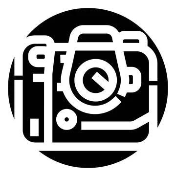 Digital camera icon capturing video recording technology Stock Illustration