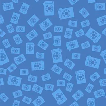 Digital Camera Icon Seamless Pattern Stock Illustration