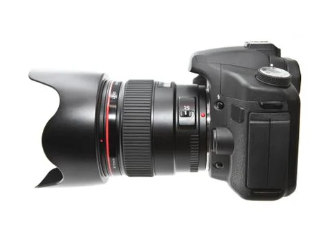 Digital camera isolated on white Stock Photos