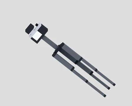 Digital camera, mirrorless camera with flashlight and metal steel tripod Stock Illustration