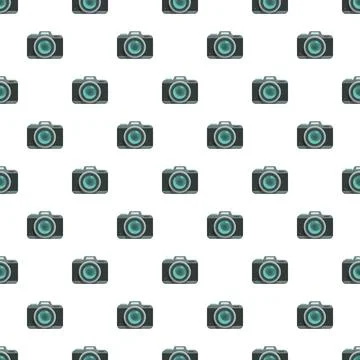 Digital camera pattern creating seamless background 스톡 일러스트