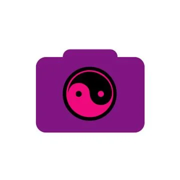 Digital Camera- photography logo Stock Illustration