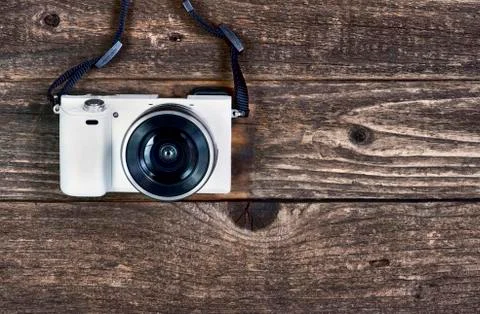 Digital Camera ready for vacation. Stock Photos