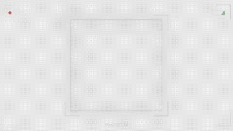 Digital camera recording interface with focus frame, recording indicator, b.. Stock Footage 310500944