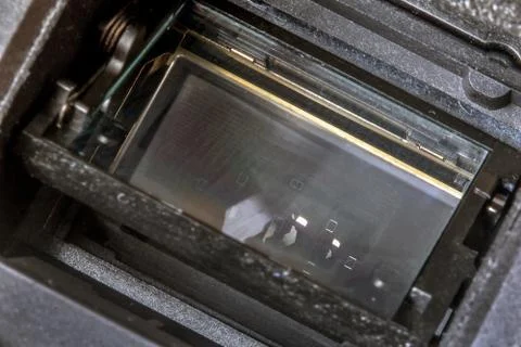Digital camera sensor close up. 写真素材