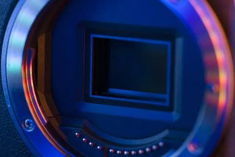 Digital camera sensor Stock Photos