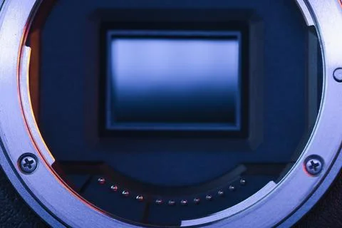 Digital camera sensor Stock Photos