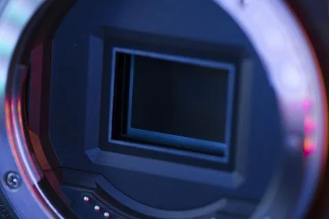 Digital camera sensor Stock Photos