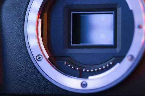 Digital camera sensor Stock Photos