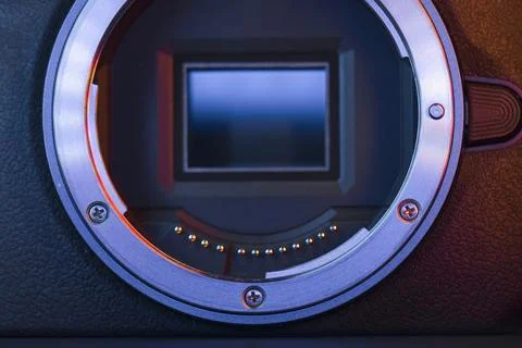 Digital camera sensor Stock Photos