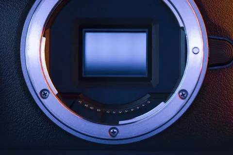 Digital camera sensor Stock Photos