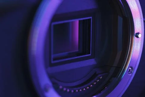 Digital camera sensor Stock Photos