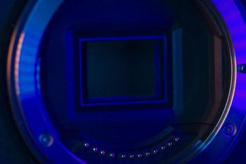 Digital camera sensor Stock Photos