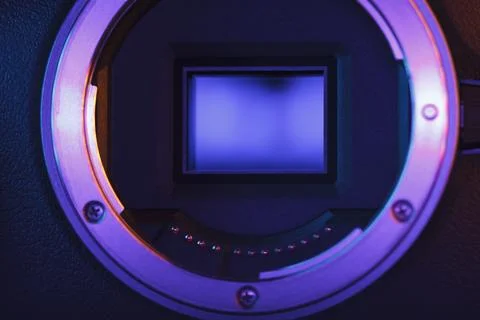 Digital camera sensor Stock Photos