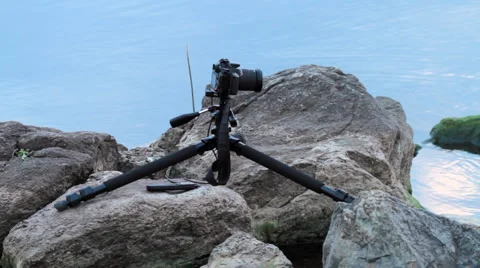Digital camera shooting timelapse. Stock Footage 5209881