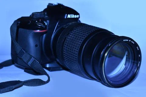 Digital Camera Side angle View Stockfoto's