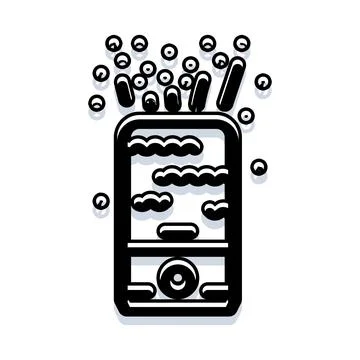 Digital camera storing data in a cloud computing environment Ilustración de archivo
