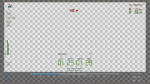 Digital Camera Viewfinder alpha Stock Footage 65771217