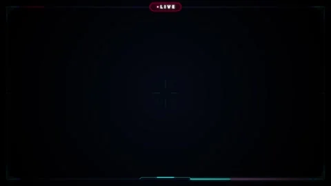 Digital camera viewfinder overlay with live recording indicator and hud int.. Stock Footage 337559545
