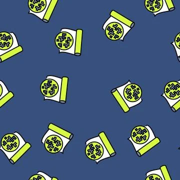 Digital camo pattern fabric vector seamless pattern Stock Illustration