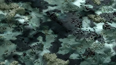 Digital Camouflage of Collapse Stock Footage 308240028