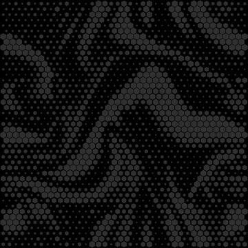 Digital camouflage, hexagons pattern. Camo halftone texture. Vector Stock Illustration