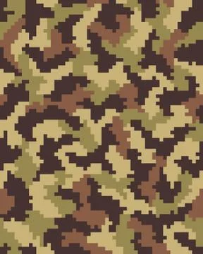 Digital camouflage Stock Illustration