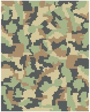 Digital camouflage Stock Illustration