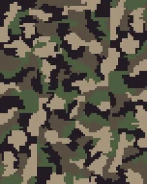Digital camouflage Stock Illustration