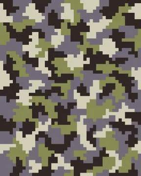 Digital camouflage Stock Illustration