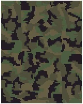 Digital camouflage Stock Illustration