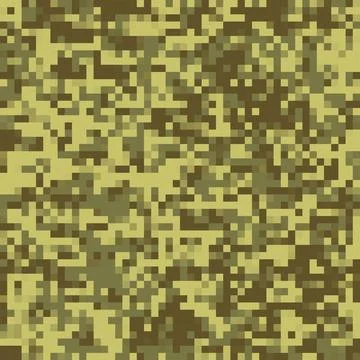 Digital camouflage pattern. Abstract modern military textile print backgrou.. Stock Illustration